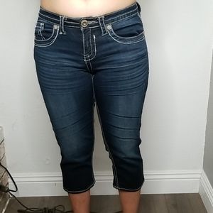 Capri blue jeans